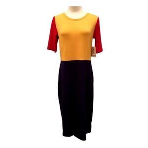 NEW LuLaRoe Julia Color Block Dress New With Tag